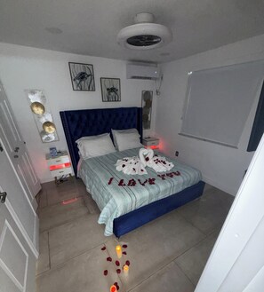 1 habitación, escritorio, wifi gratis y ropa de cama 