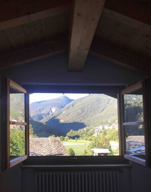 Uitzicht vanuit accommodatie