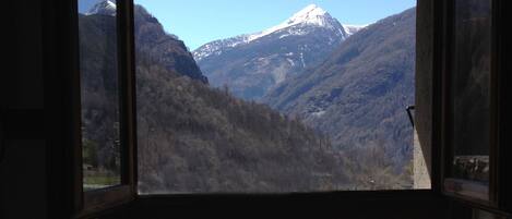 Blick von der Unterkunft