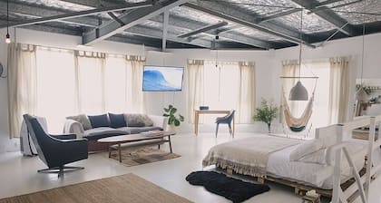 Light and airy studio