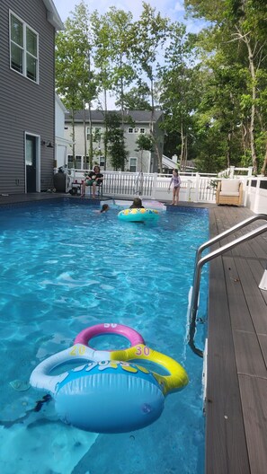 Pool - Bright beach house w/ Private Pool on Trolley loop (Bethany Beach)