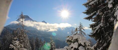Blick von der Unterkunft
