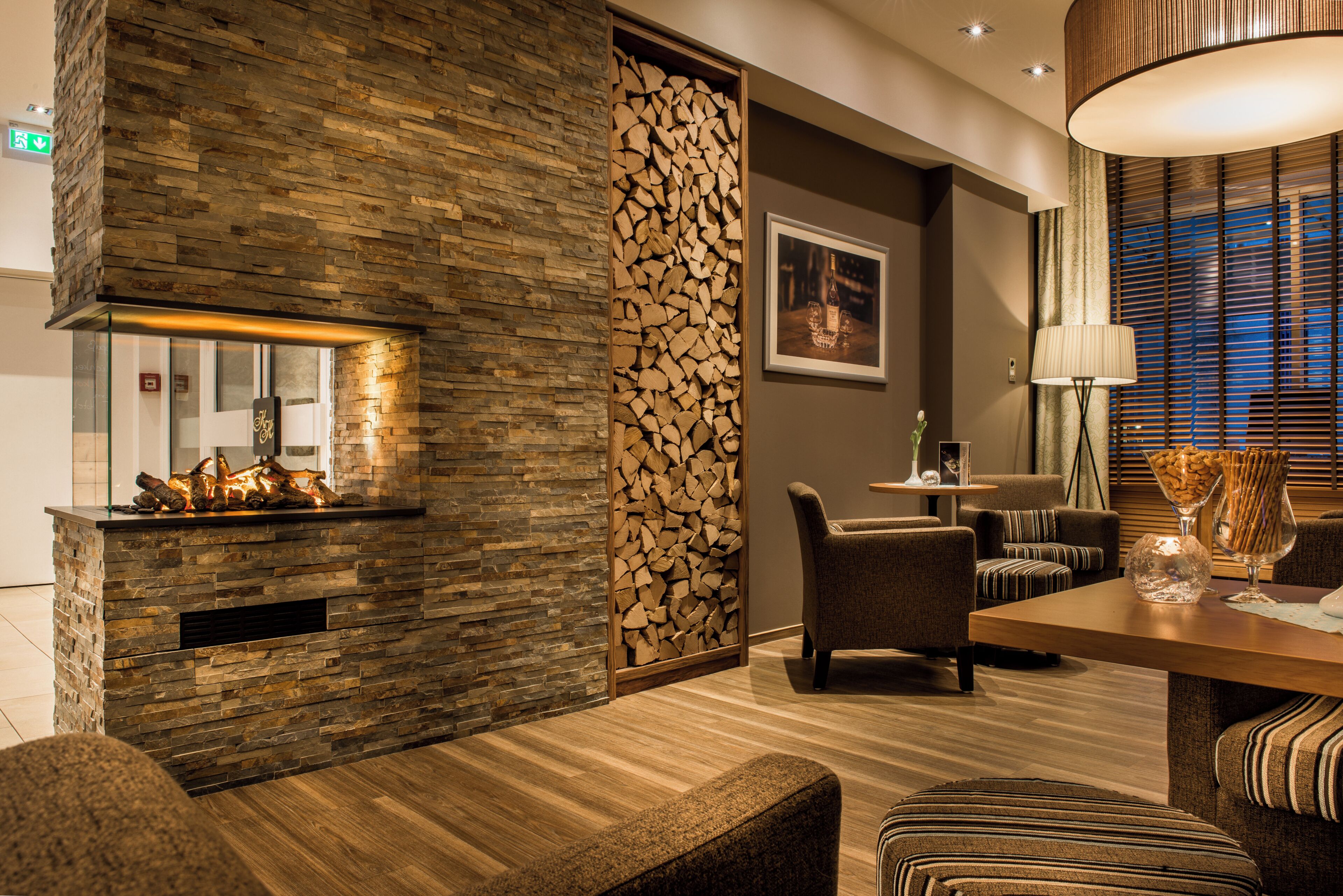 Sala de estar en el lobby