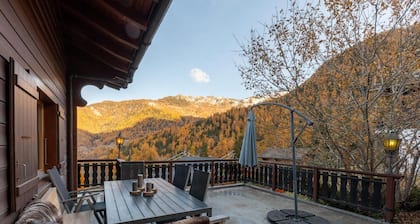 Chalet D'arbi Sauna Chalet Perfect for Families