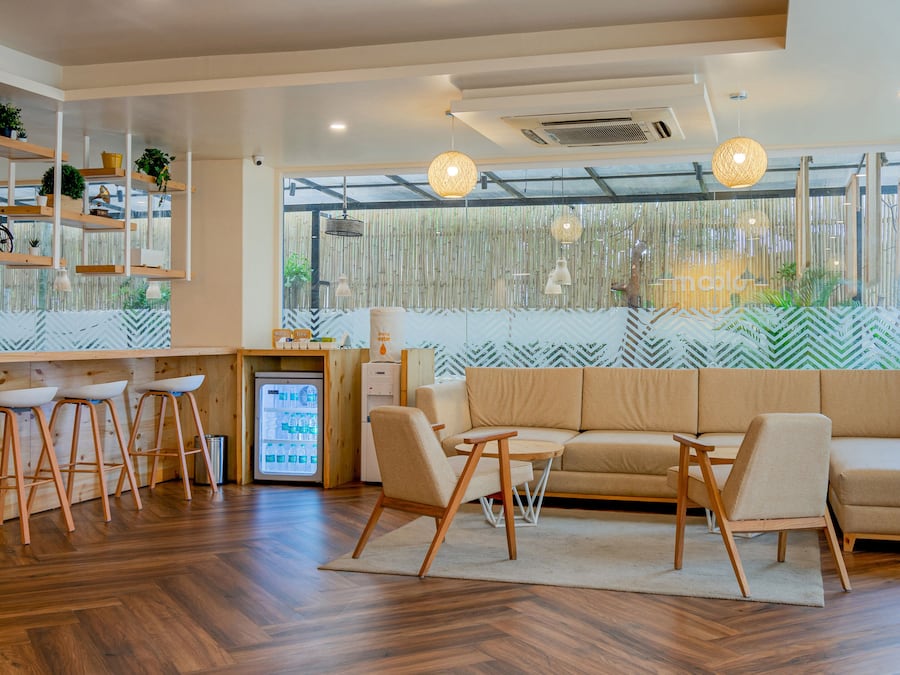 Sala de estar en el lobby