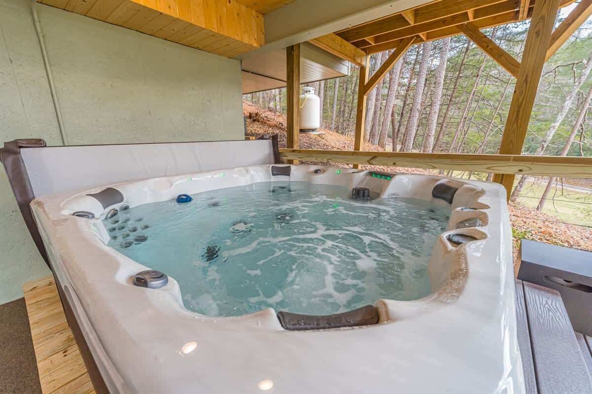 Baignoire à remous extérieure