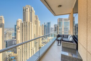 Deluxe-Apartment | Balkon