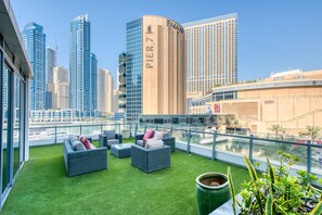 ลักซ์ชัวรี่อพาร์ทเมนท์, 3 ห้องนอน, ปลอดบุหรี่ | วิวระเบียง