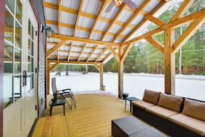 Terrace/patio - Adirondacks Cabin: Fish, Hunt & Hike! (Brantingham)
