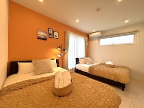 4 多间卧室、办公桌、熨斗/熨衣板、免费 WiFi