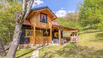 Family House, 2 Bedrooms, Fireplace, Mountainside (Chalet Birchwood With Whirlpool and) | Exterior