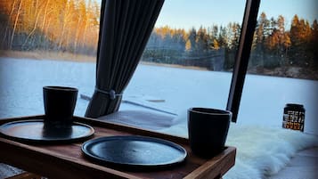 Cabane Panoramique | Vue de la chambre