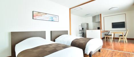 2 chambres, bureau, fer et planche Ă repasser, accĂšs au Wi-Fi (inclus)