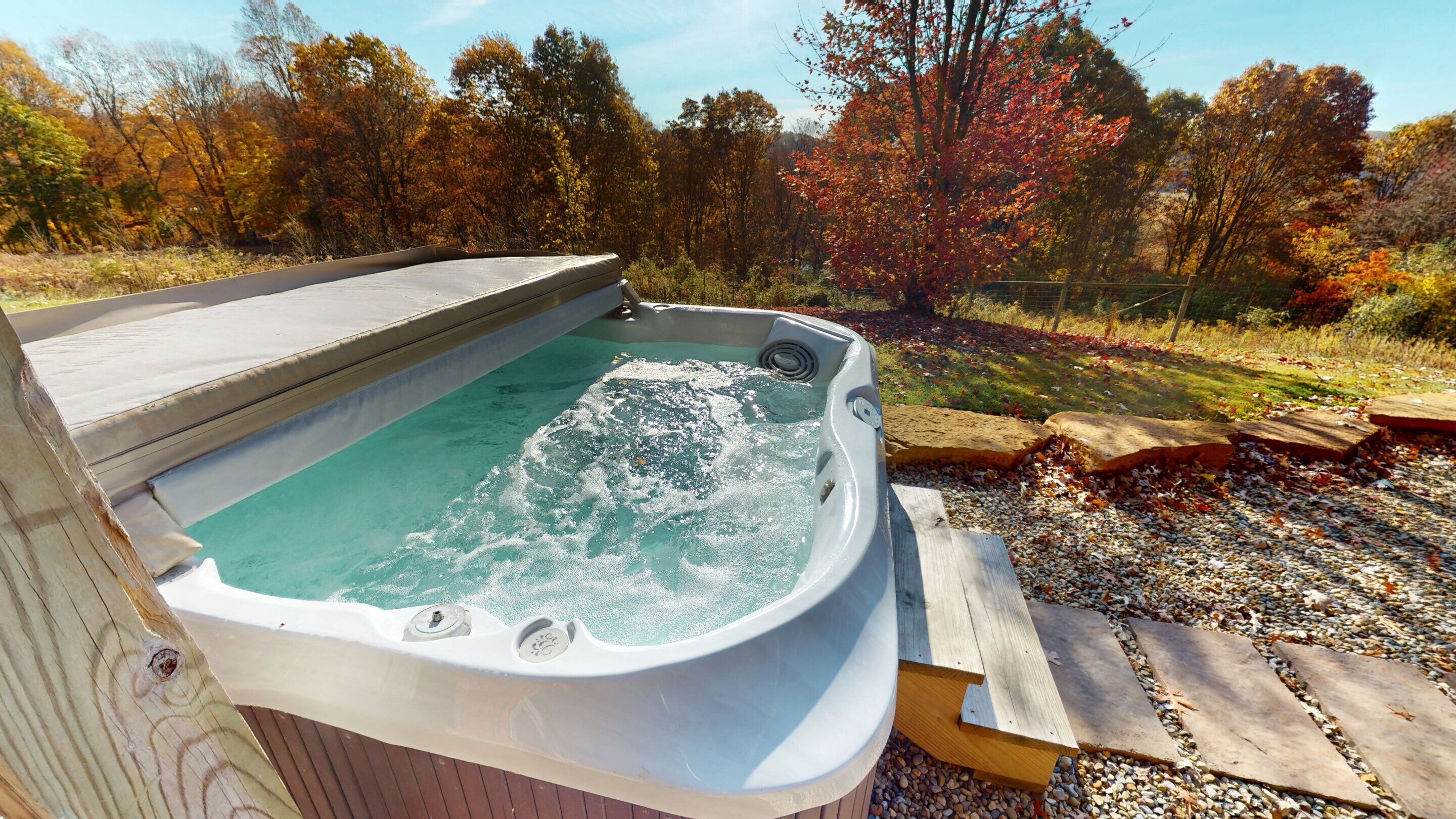 Bain à remous extérieur