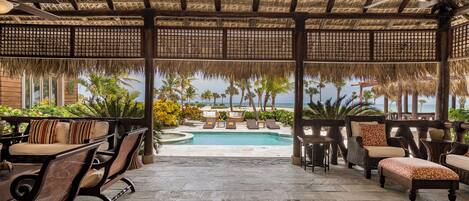 Premium Villa | Living area | 42-inch flat-screen TV with cable channels, TV
