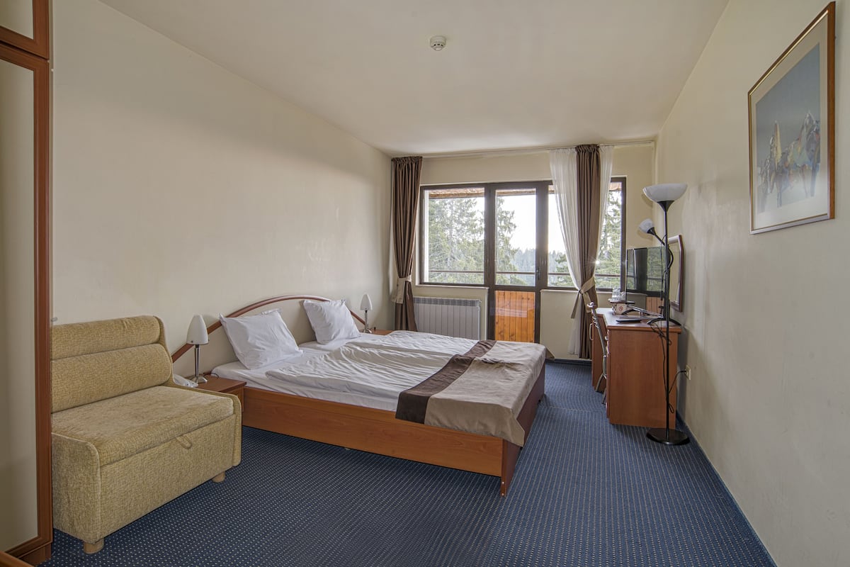 Doppia Standard, vista montagna | Wi-Fi gratuito, lenzuola