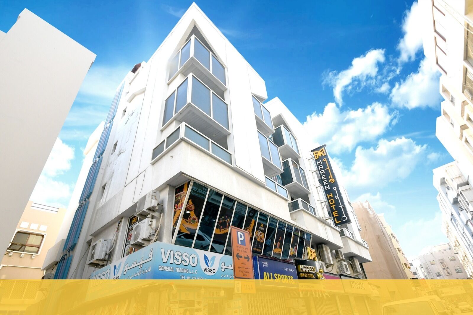 Mặt tiền nơi lưu trú