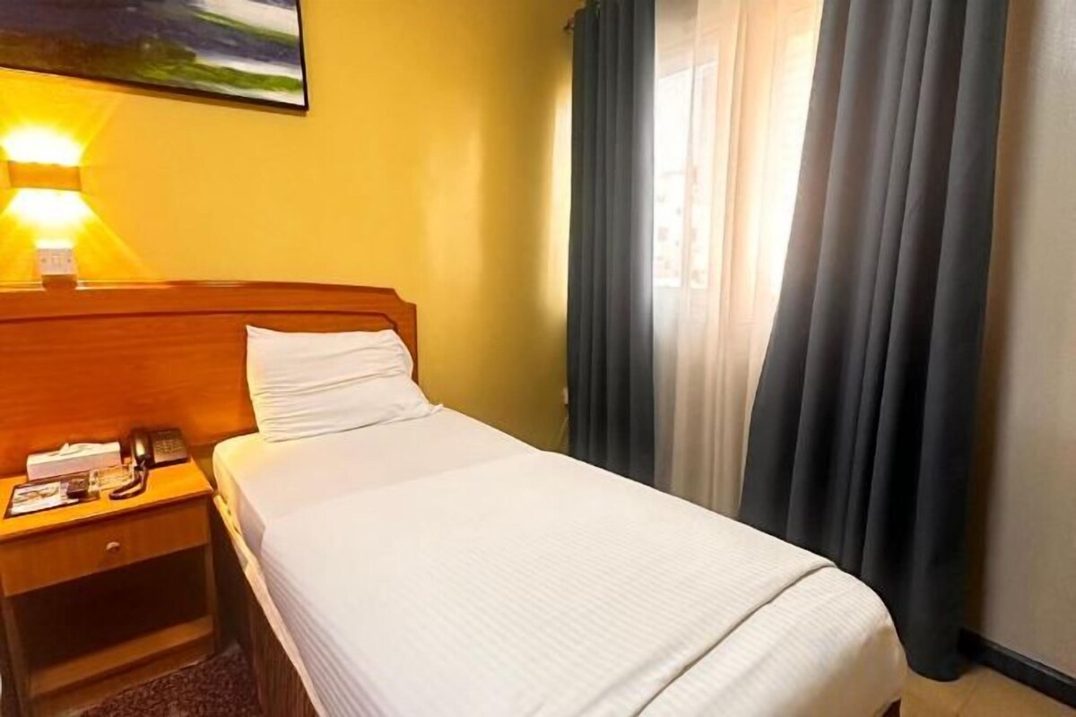 Minibar, iron/ironing board (on request), WiFi (free), bed sheets