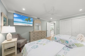 2 habitaciones, tabla de planchar con plancha, wifi y ropa de cama