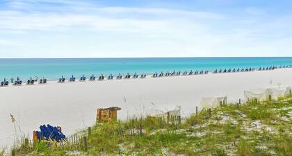 Gulf View ~ Beachfront ~ Private Balcony ~ Golf Cart ~ Seasonally Heated Pool