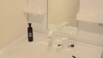 Hair dryer, towels