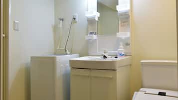 Hair dryer, towels