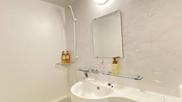 Hair dryer, towels
