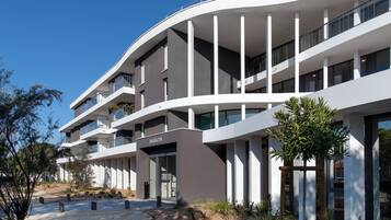 Voorkant van accommodatie