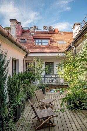 Terrace/patio - Feel like home at ROOMA Apartments (Vilnius)