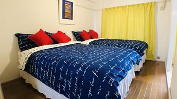 1 bedroom, desk, free WiFi, bed sheets