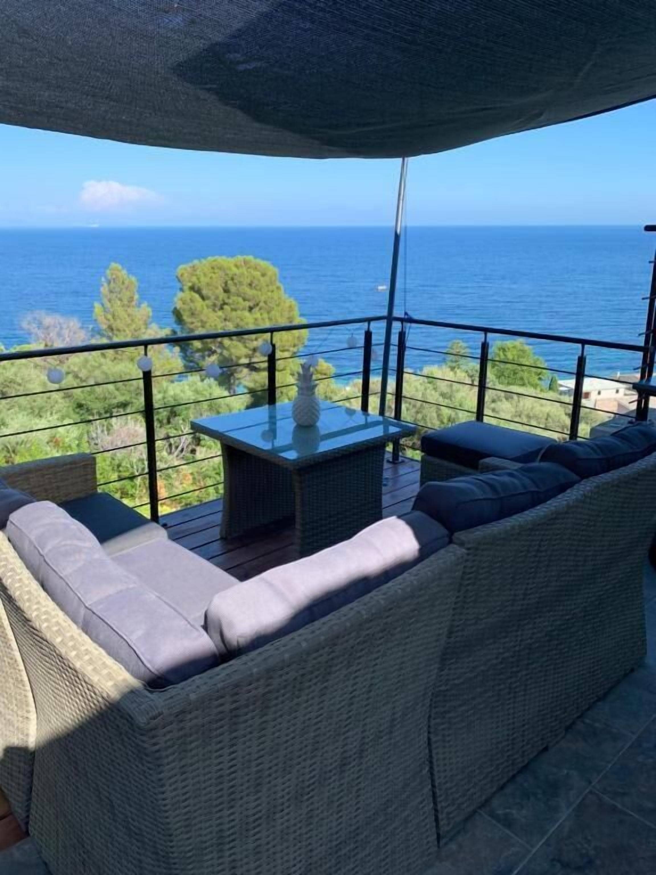 Comfort Apartment, Patio, Sea View | Terrace/patio