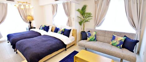 1 sovrum, strykjärn/strykbräda, gratis wi-fi och sängkläder