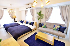 1 slaapkamer, een strijkplank/strijkijzer, gratis wifi, beddengoed