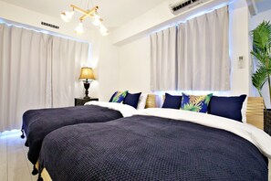 1 slaapkamer, een strijkplank/strijkijzer, gratis wifi, beddengoed