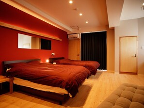 1 chambre, bureau, accès au Wi-Fi (inclus), literie fournie