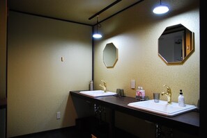 Hair dryer, towels