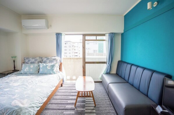 1 chambre, bureau, Wi-Fi gratuit, draps fournis