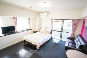 1 chambre, bureau, Wi-Fi gratuit, draps fournis