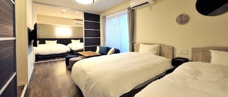 1 chambre, bureau, Wi-Fi gratuit, draps fournis