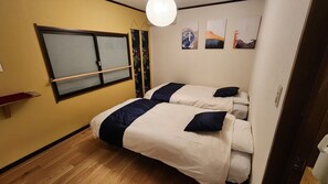 4 chambres, accès au Wi-Fi (inclus), literie fournie