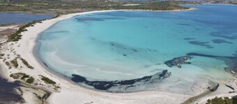 Living room with kitchenette and double or twin sofa bed, double bedroom, bathroom with shower.<br>Located on the ground floor with garden or first floor with large terrace equipped with table and chairs.<br>Well furnished, many with splendid panoramic v