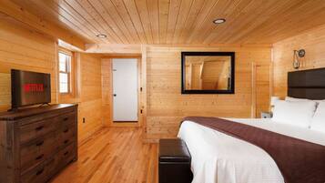 1 bedroom, desk, iron/ironing board, travel crib