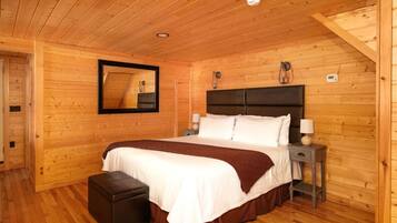 1 bedroom, desk, iron/ironing board, travel crib