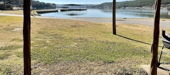 Lake front weekend cabin #8 Cabin with kitchen, steps from Possum Kingdom Lake