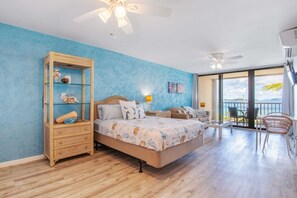 1 bedroom, desk, iron/ironing board, travel crib