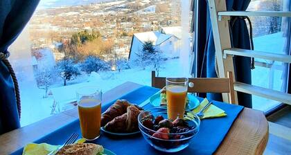 Tiny house with spectacular view of the valley and mountains