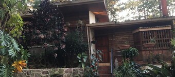 Beautiful house and a nice terrace in a forest