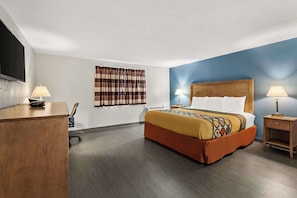 Zimmer, 1 King-Bett, Nichtraucher | Schreibtisch, kostenloses WLAN, Bettwäsche