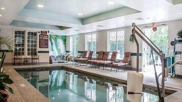 Indoor pool, outdoor pool