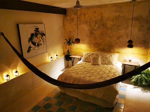 Room # 3 Chichipato Casa Boutique in the historic center of Mérida Yucatán.